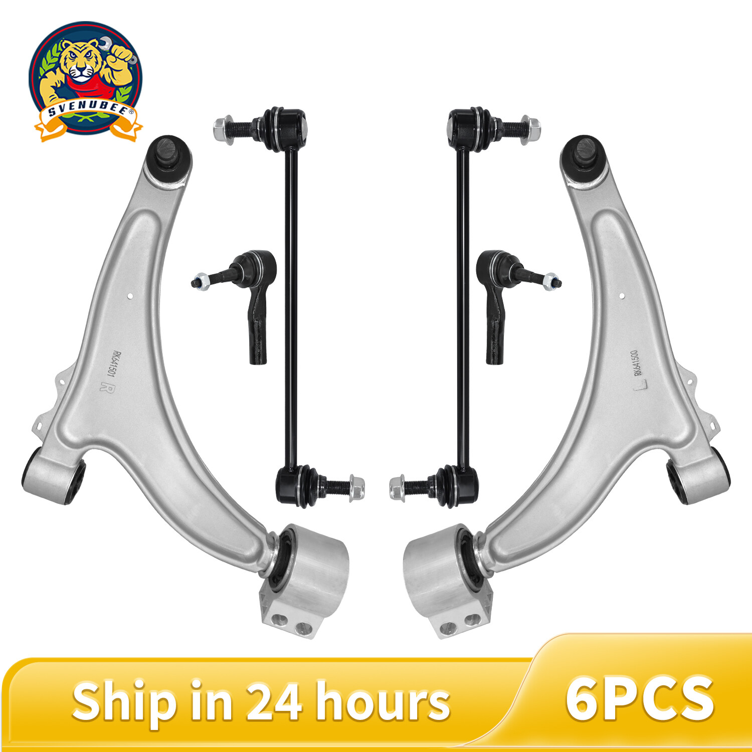 6Pcs Front Control Arm Ball Joint Suspension Kit for 2013-2015 Chevrolet Malibu