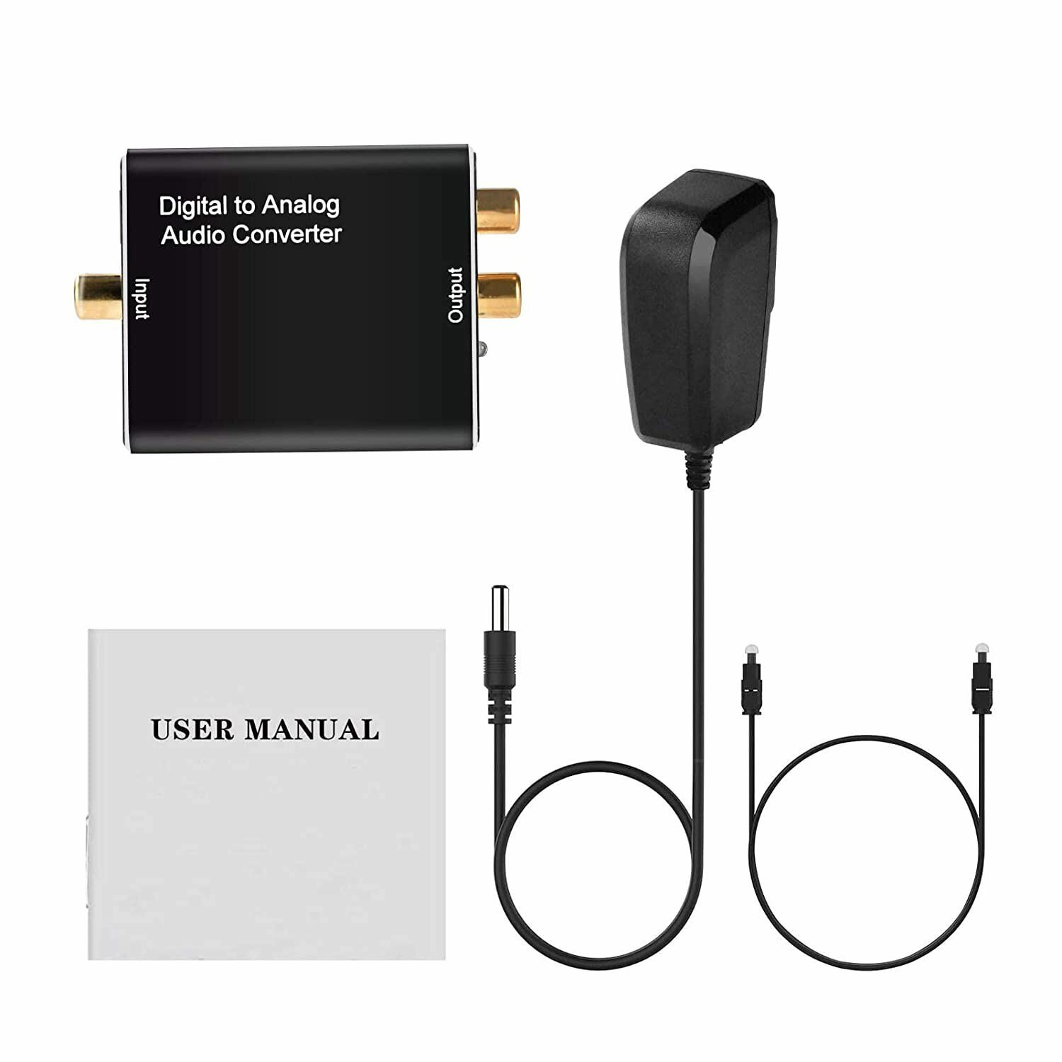 Digital to Analog Converter DAC, SPDIF Coaxial Optical Convert to L/R RCA