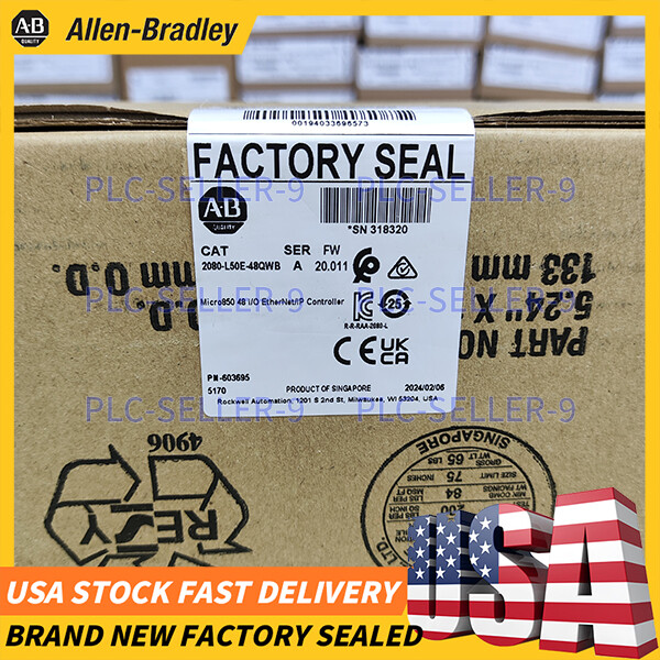 Allen-Bradley 2080-L50E-48QWB Brand New Free Shipping