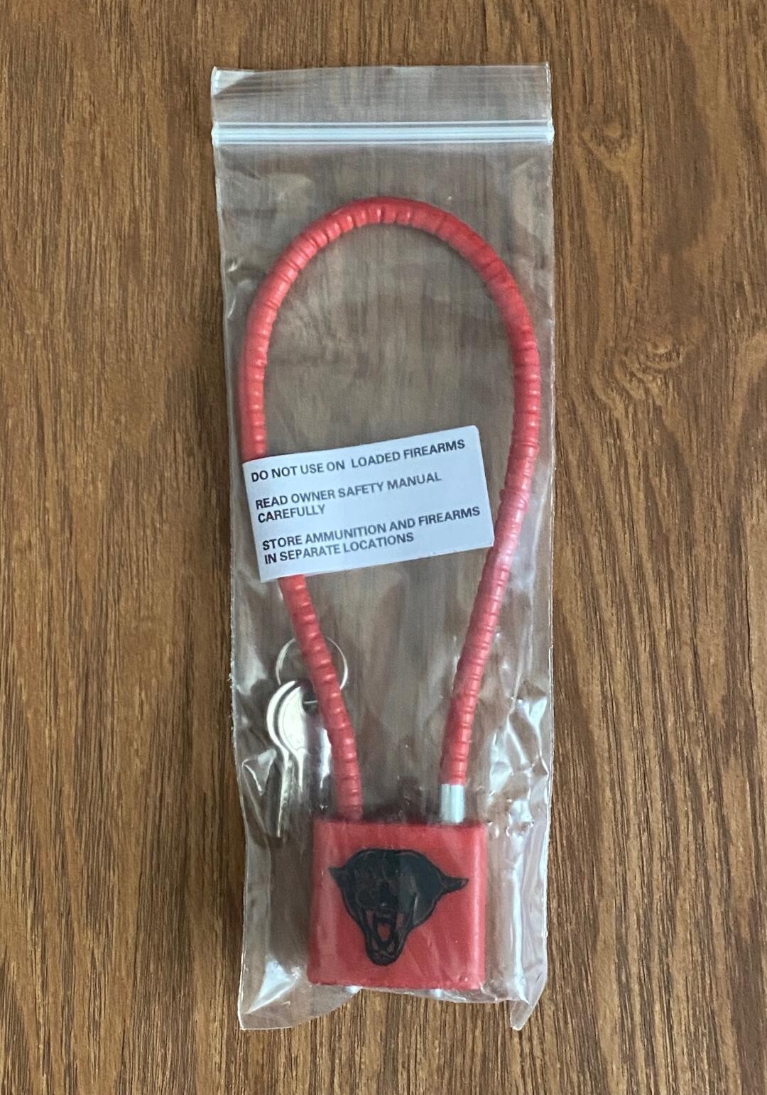 DPMS SBR KITTY KAT Gun Safety Cable Lock w/two key Brand New / Mint