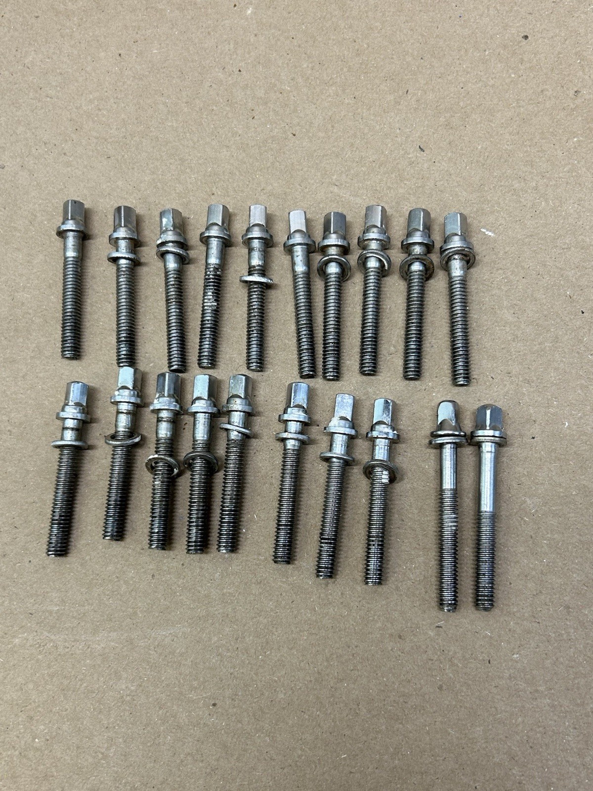 Vintage Rogers Snare Drum Tension Rods 20 pc Lot 1.5
