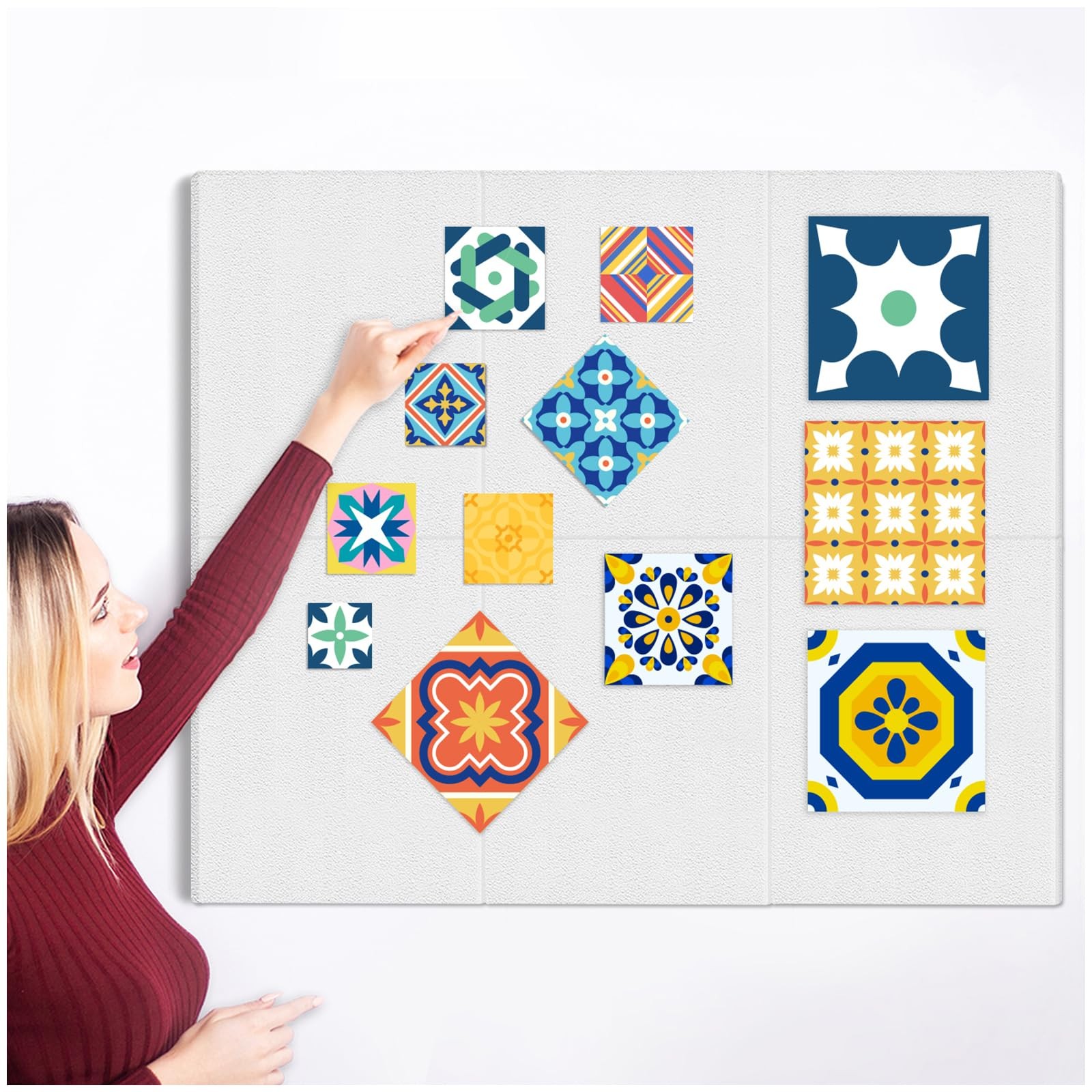 BXI Quilt Design Wall Flannel Quilters Design Board 16x12x0.5" Pack of 6