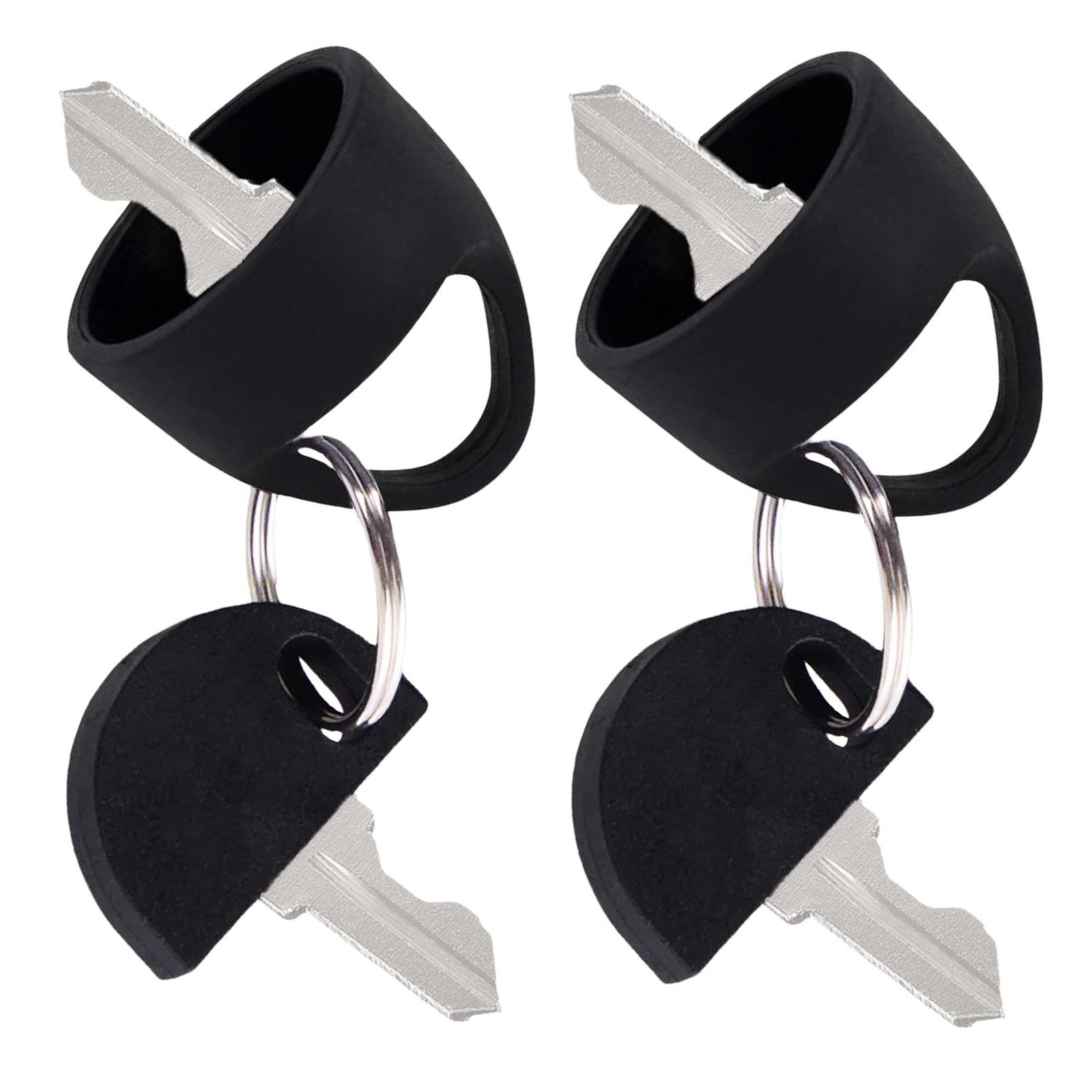 Pride Mobility Scooter Replacement Key Set Compatible with 2 Sets, Black