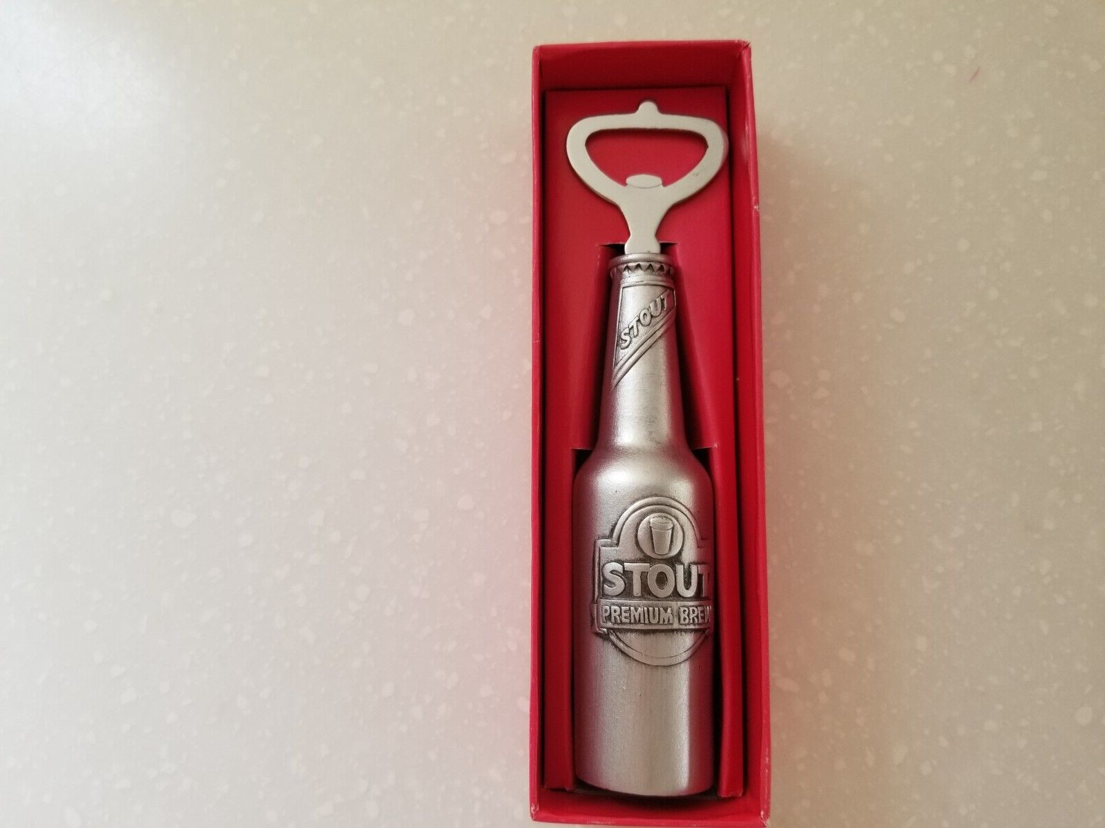 Stout Premium Brew Metal Bottle Opener 6" New in Box