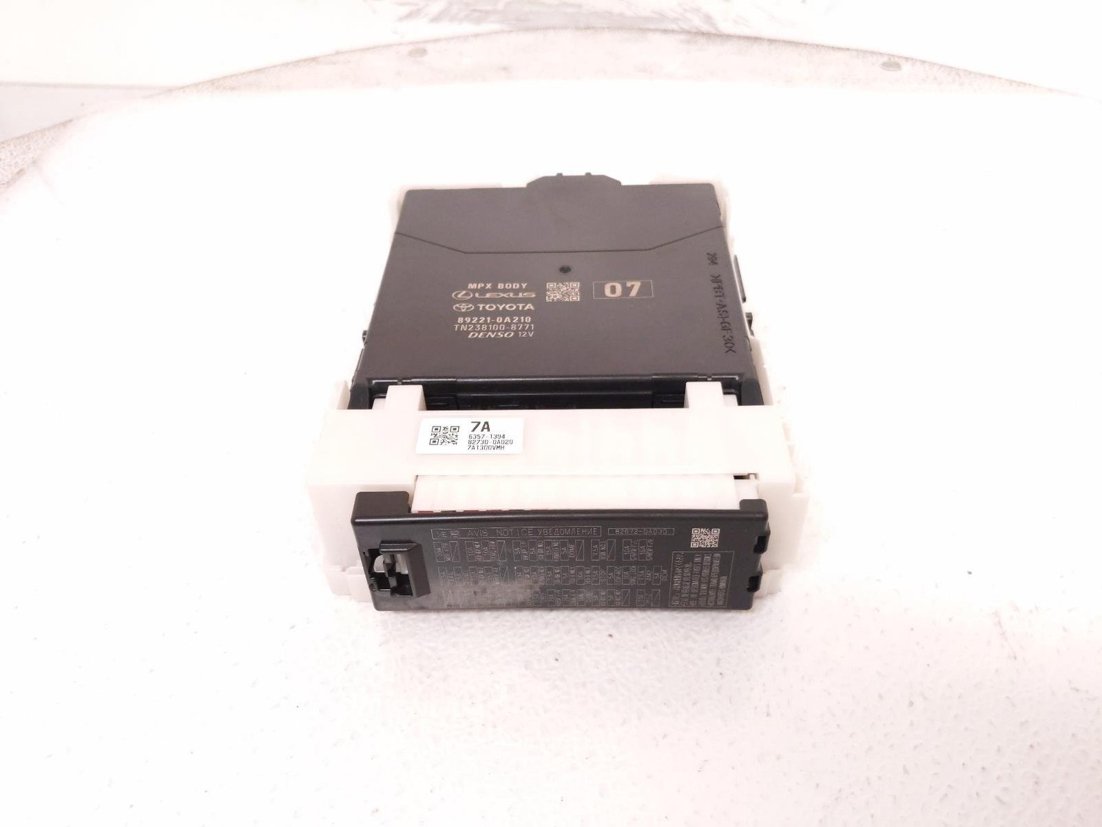 2022 Toyota Corolla Cross Multi Plex Network Computer Module Unit 89221-0A210