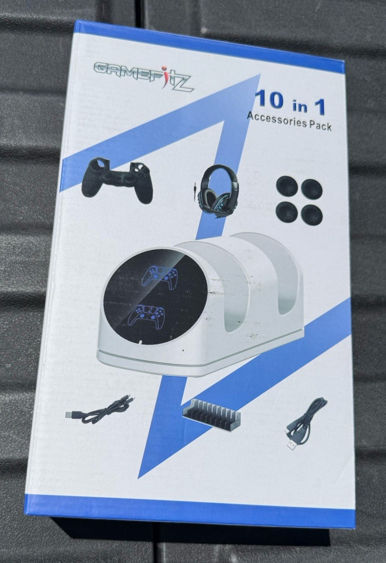 GAMEFITZ GF18-002 10 IN 1 PLAYSTATION 5 PS5 ACCESSORIES PACK NEW IN BOX