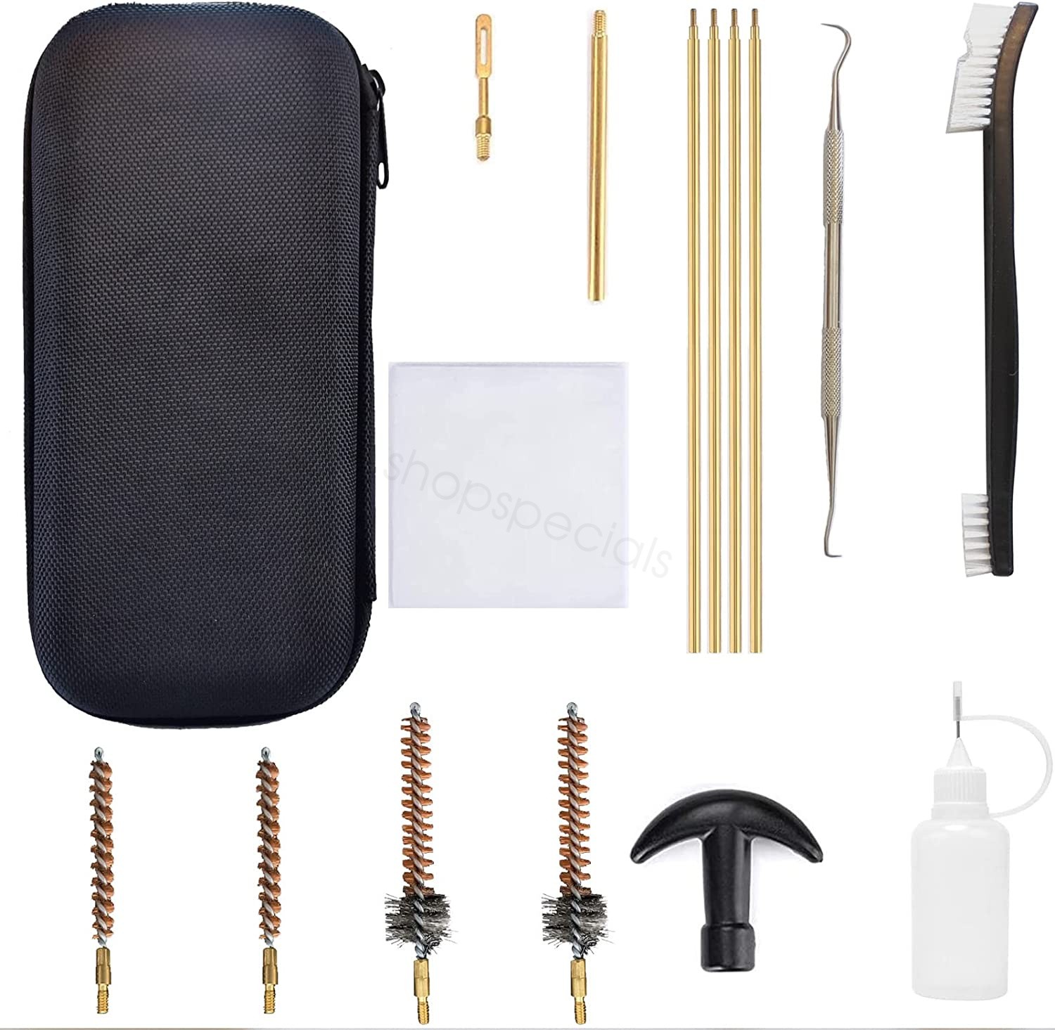 Various Options Compact Gun Cleaning Kit for Handguns & Rifles