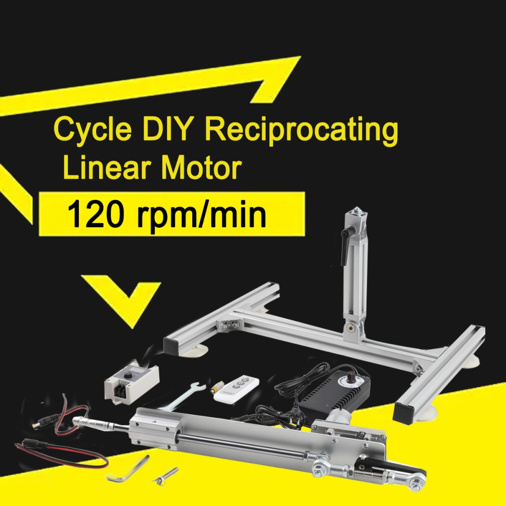 DIY Design Cycling Reciprocating Motor Linear Actuator Stroke 24V 120rpm 1.2'-6'