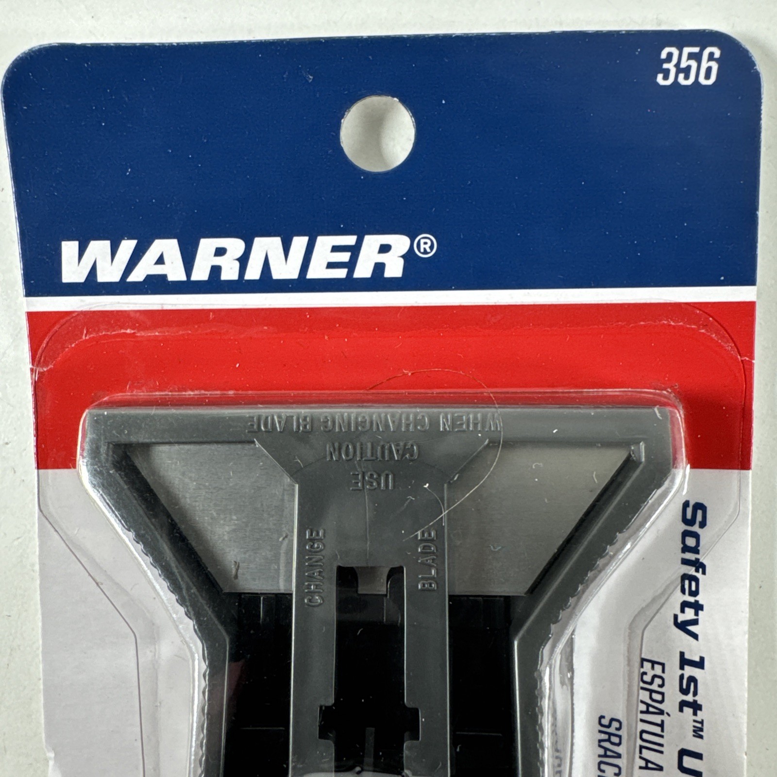 NOS SEALED Warner #356 Retractable WINDOW Scraper 2.25" Blade