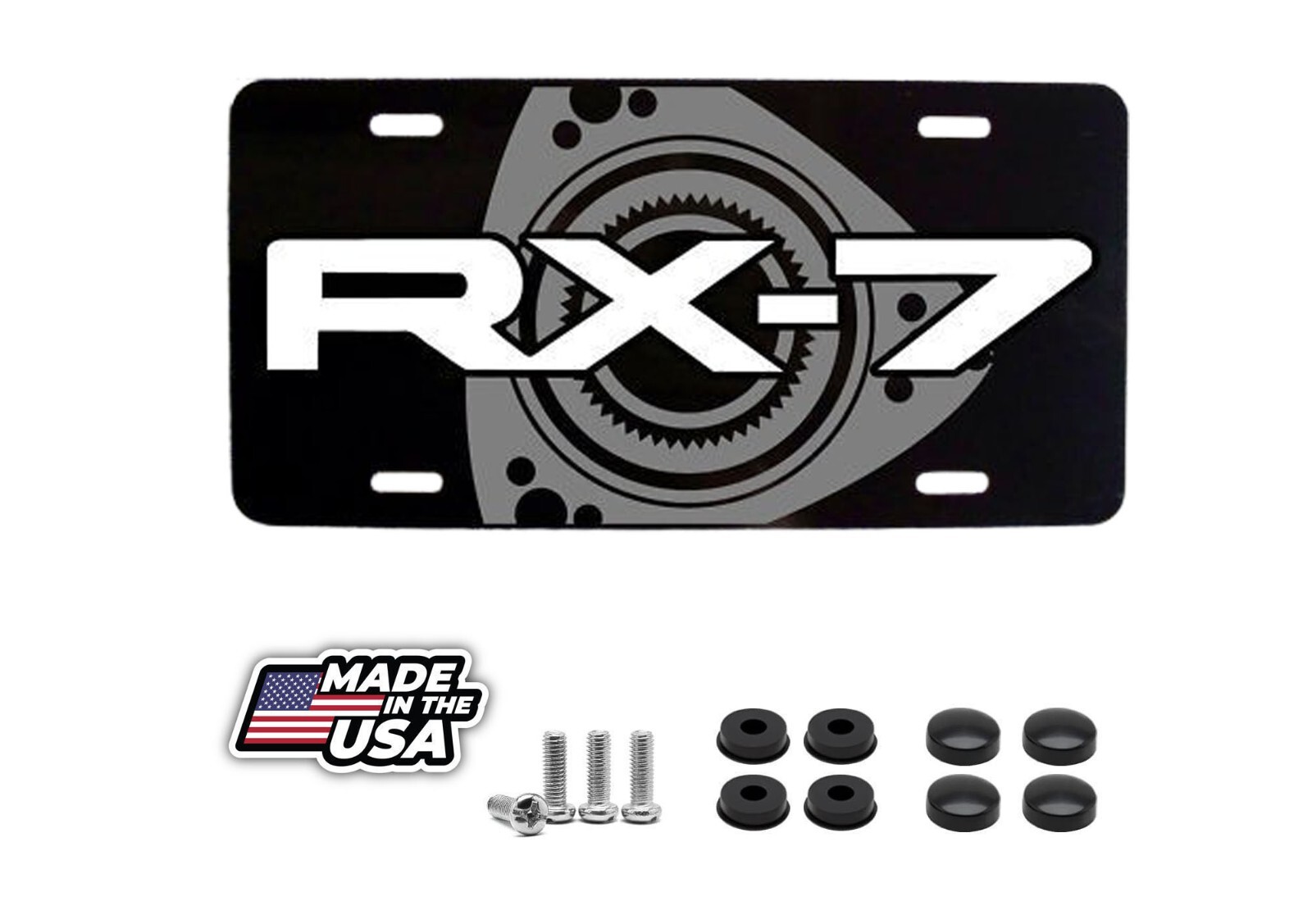 MAZDA RX7 ROTARY CUSTOM LICENSE PLATE / CAR TAG
