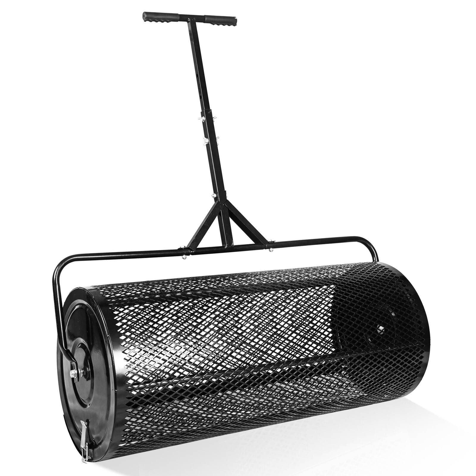 Compost Spreader Peat Moss Spreader 16/24/36'' Lawn Garden Care Manure Roller