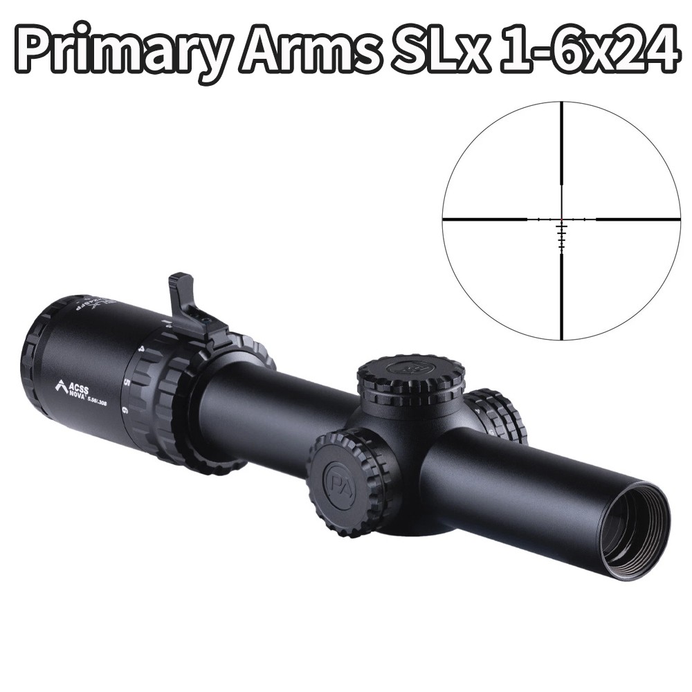Primary Arms SLx 1-6x24 SFP Gen4 Scope - Illuminated ACSS Nova Fiber Wire