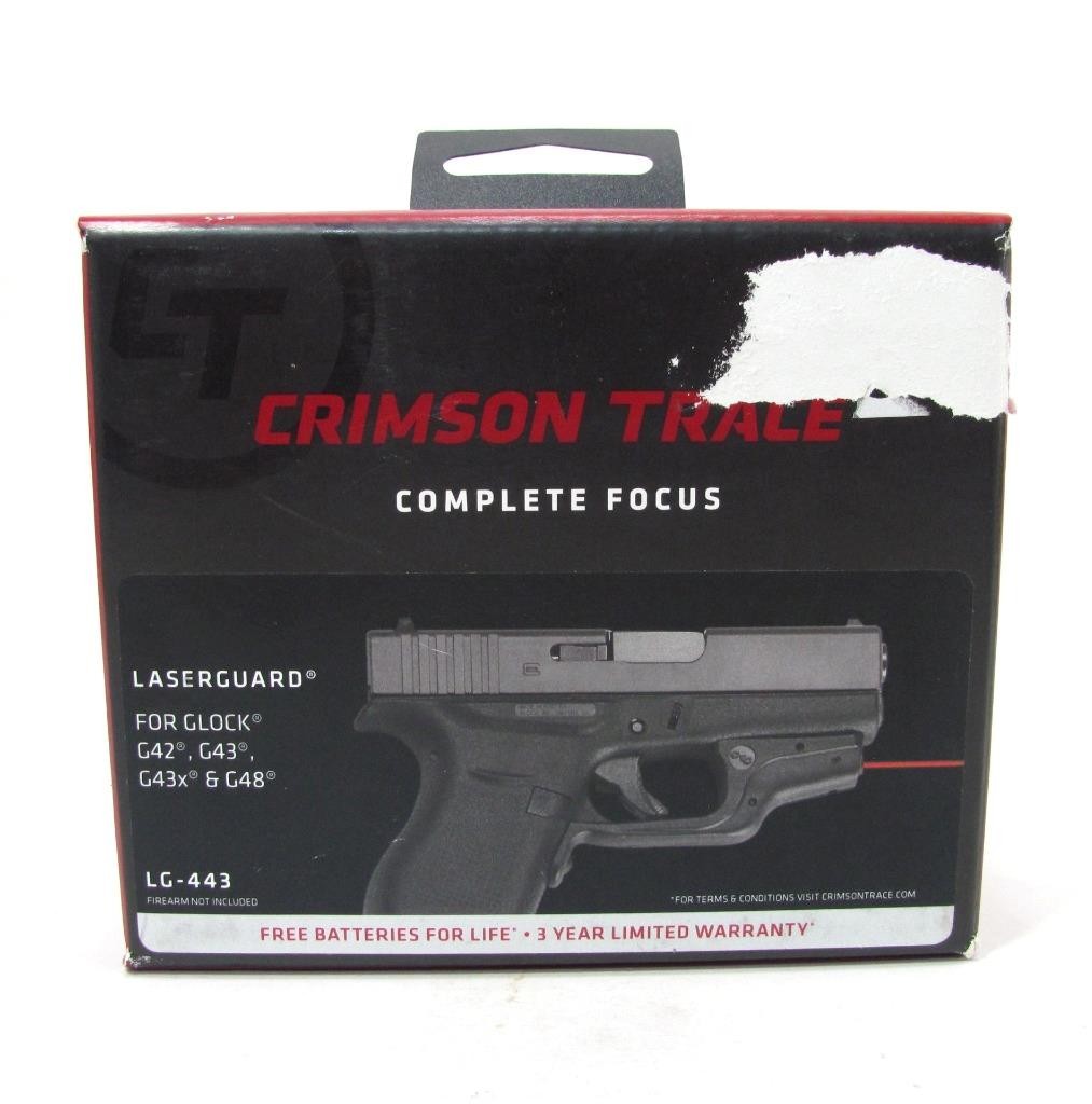 Crimson Trace LG-443 Laser Sight Glock G42 G43 G43x G48 Laserguard Red
