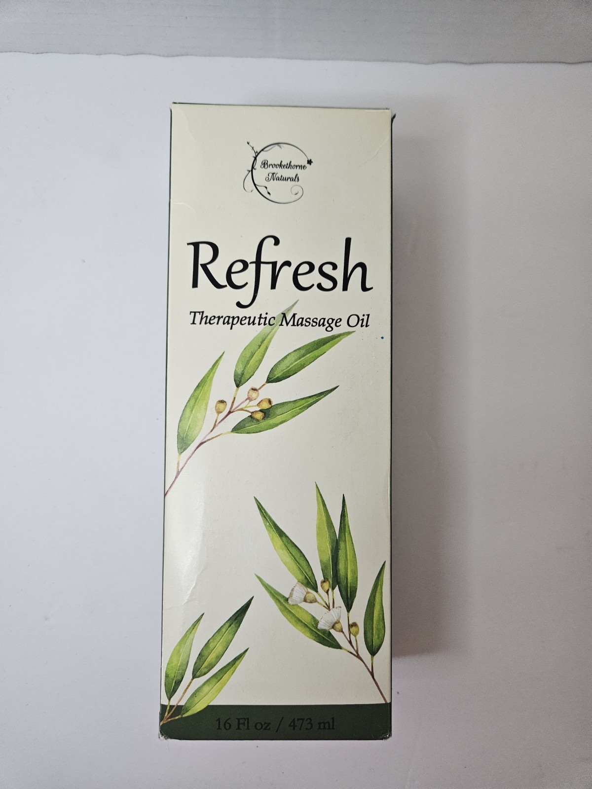 Massage Therapy Oil with Eucalyptus & Peppermint Essential Oils 16 fl oz