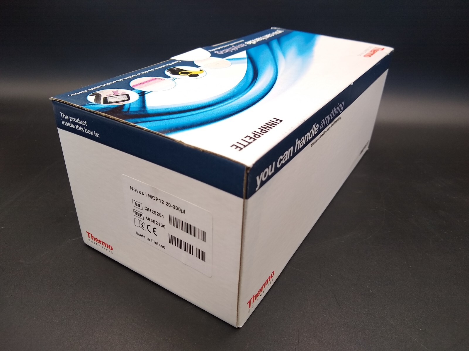 Thermo 46302100 Finnpipette 20-300µL Novus Electronic 12 Channel MCP12 Pipette