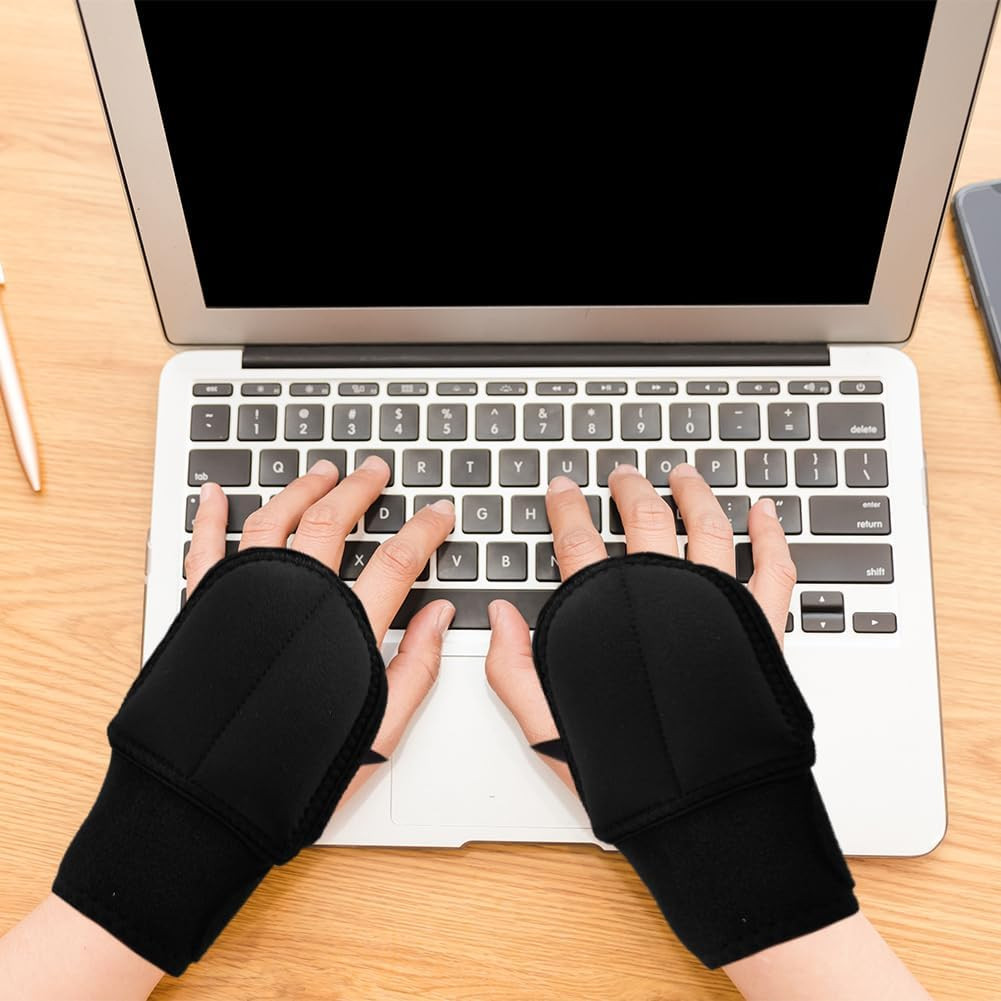2 Pack Weighted Gloves for Tremors, Adjustable Hand Stability Aid for Parkins...