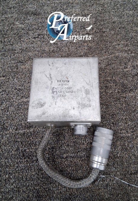 New Surplus/New Old Stock Captor Corp RF Filter, p/n A2391, A-2391