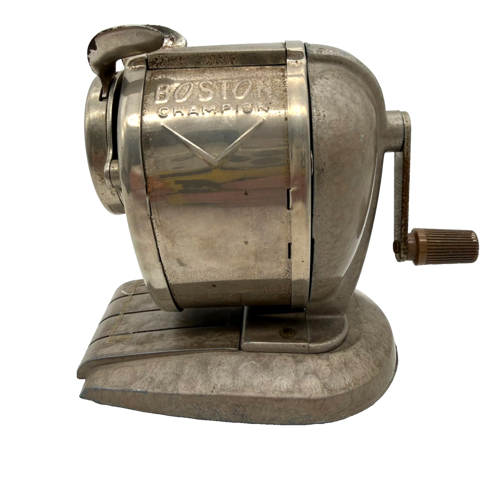 Vintage Boston Champion Manual Crank Desktop Pencil Sharpener
