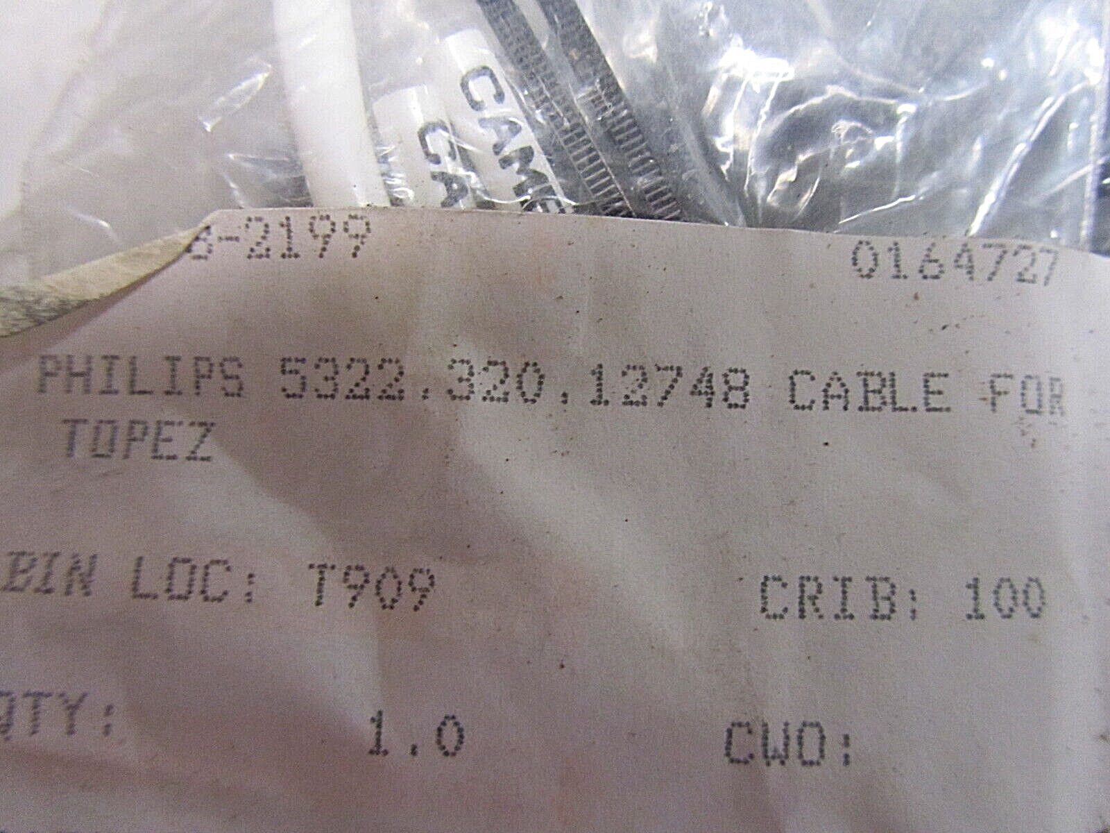 (NEW) Philips Assembleon Topaz Cable 5322 320 12848