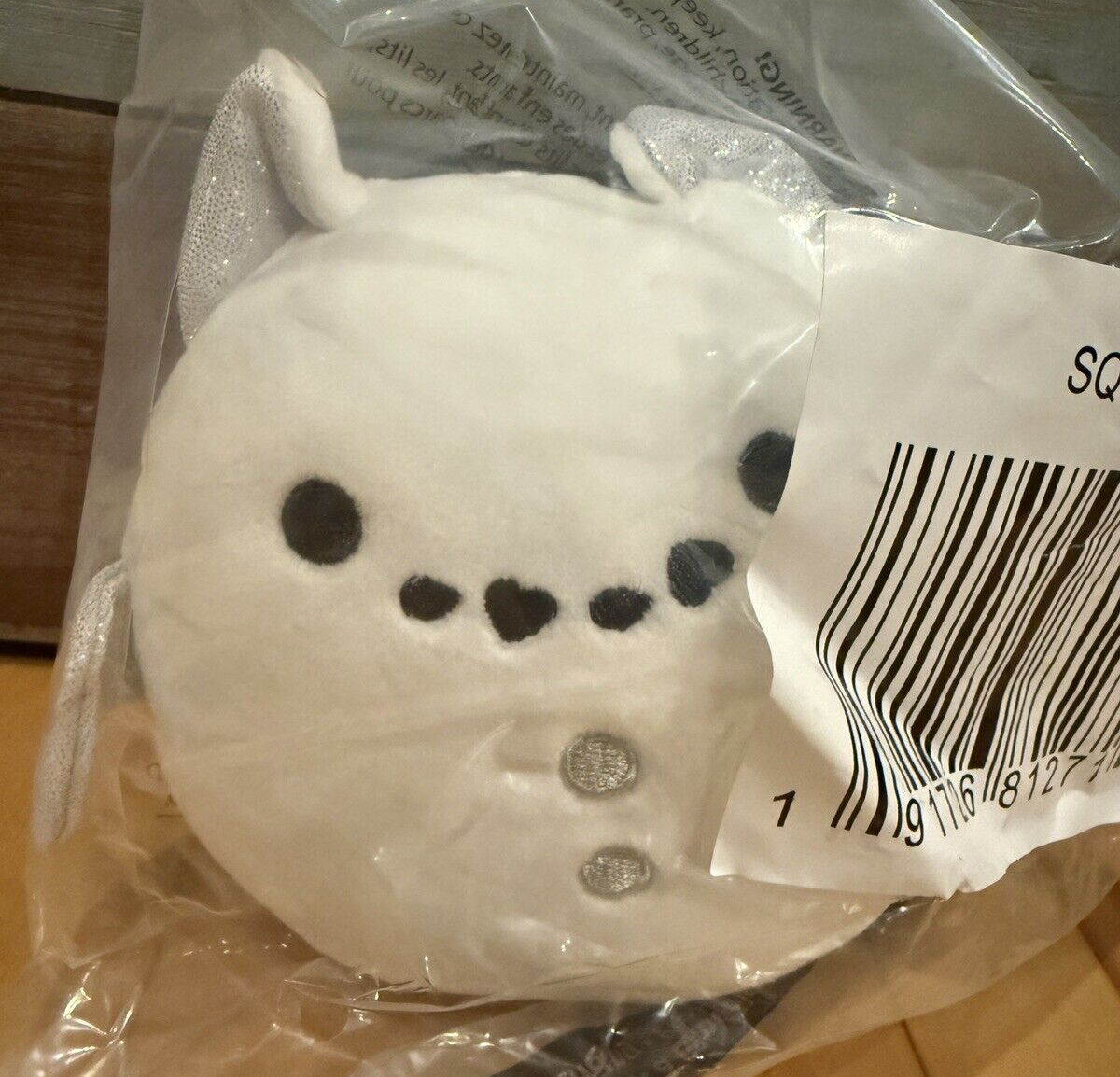 New Squishmallows Select Series 5” Emily White Christmas Winter Snow Snowman Bat