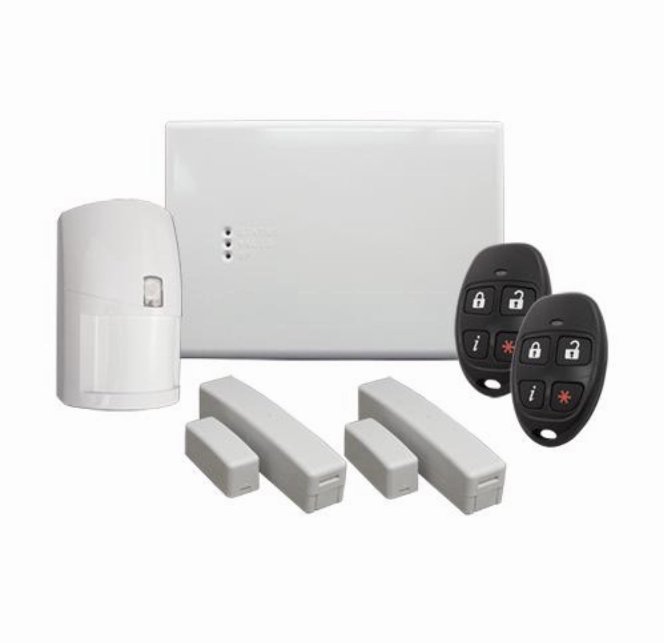 ELK ELK-M1XRFTWKIT Wireless Alarm Starter Kit w/ Key Fob, Motion & Sensors