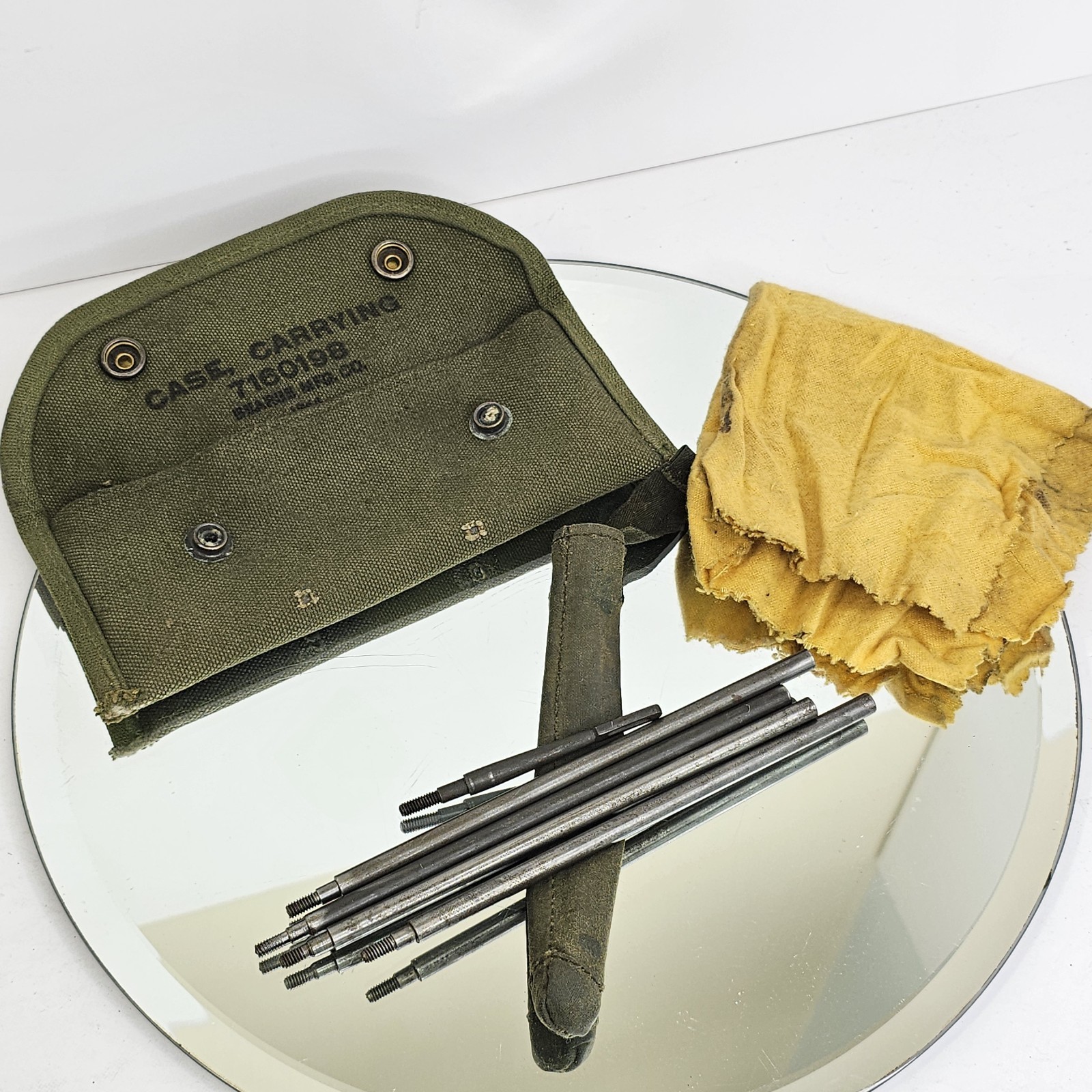 Military Rifle Cleaning Kit In 1944 Grenade Launcher Sighting Tool Pouch Read