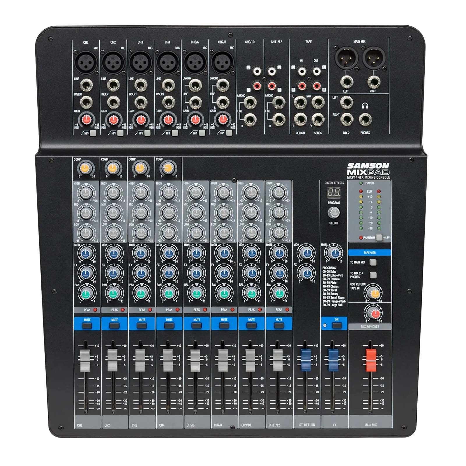 Samson MixPad MXP144FX 14-Input Analog Stereo Mixer with Effects and USB