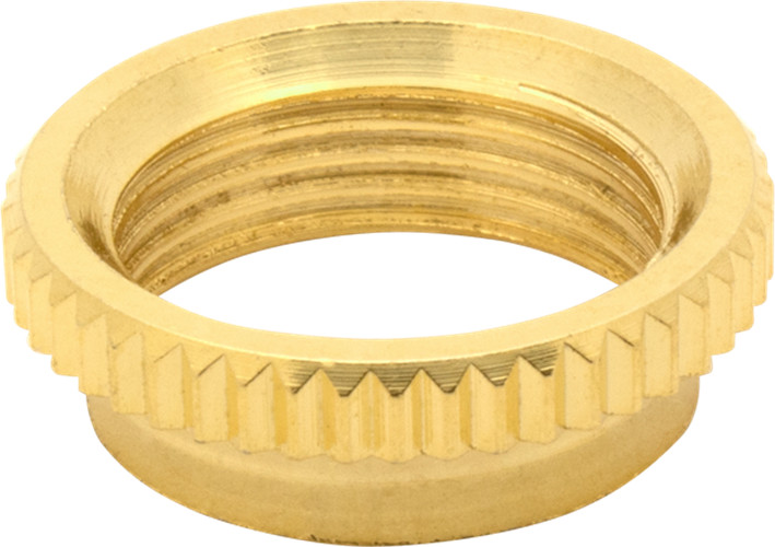 Switchcraft Deep Knurled Nut Replacement for 3-Way Toggle, Gold