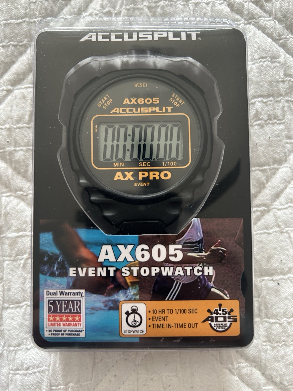 ACCUSPLIT AX605 PRO EVENT Stopwatch NEW, SEALED