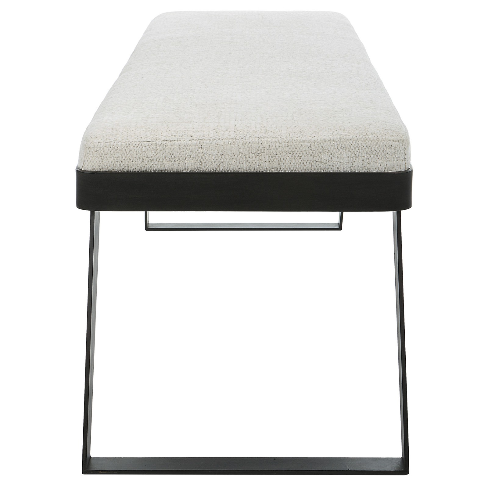 Uttermost 23758 Hover 53"W Bench - White