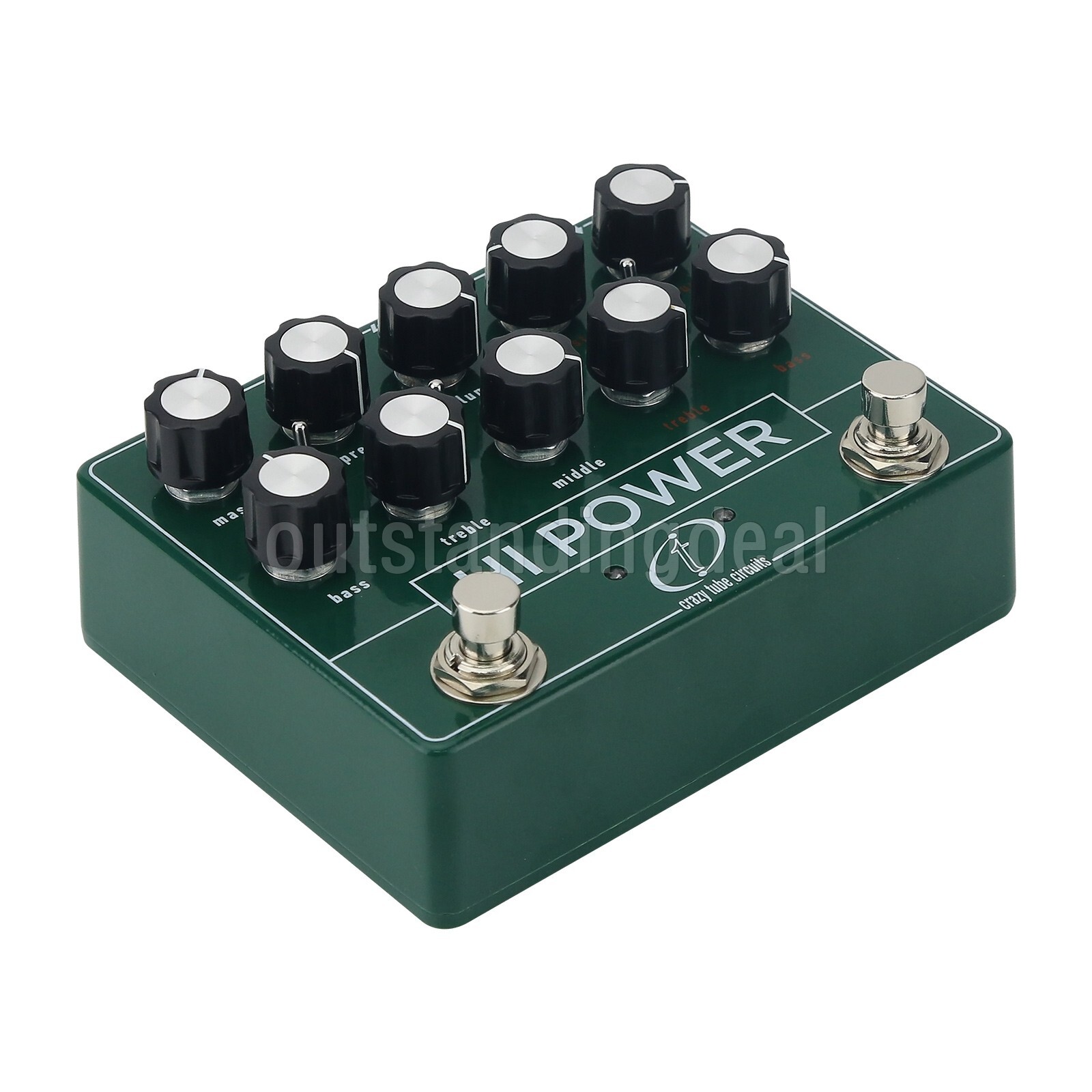 1PCS HI POWER Guitar Effects Pedal Rock Overdrive Distortion Effects Pedal