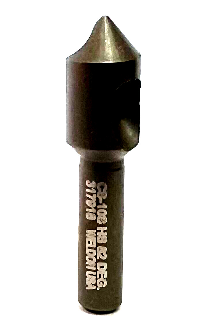 WELDON #10 DIA CS-10S W/ 1/4" SHANK x 1-5/8" 82 DEG ZERO FLUTE COUNTERSINK - USA