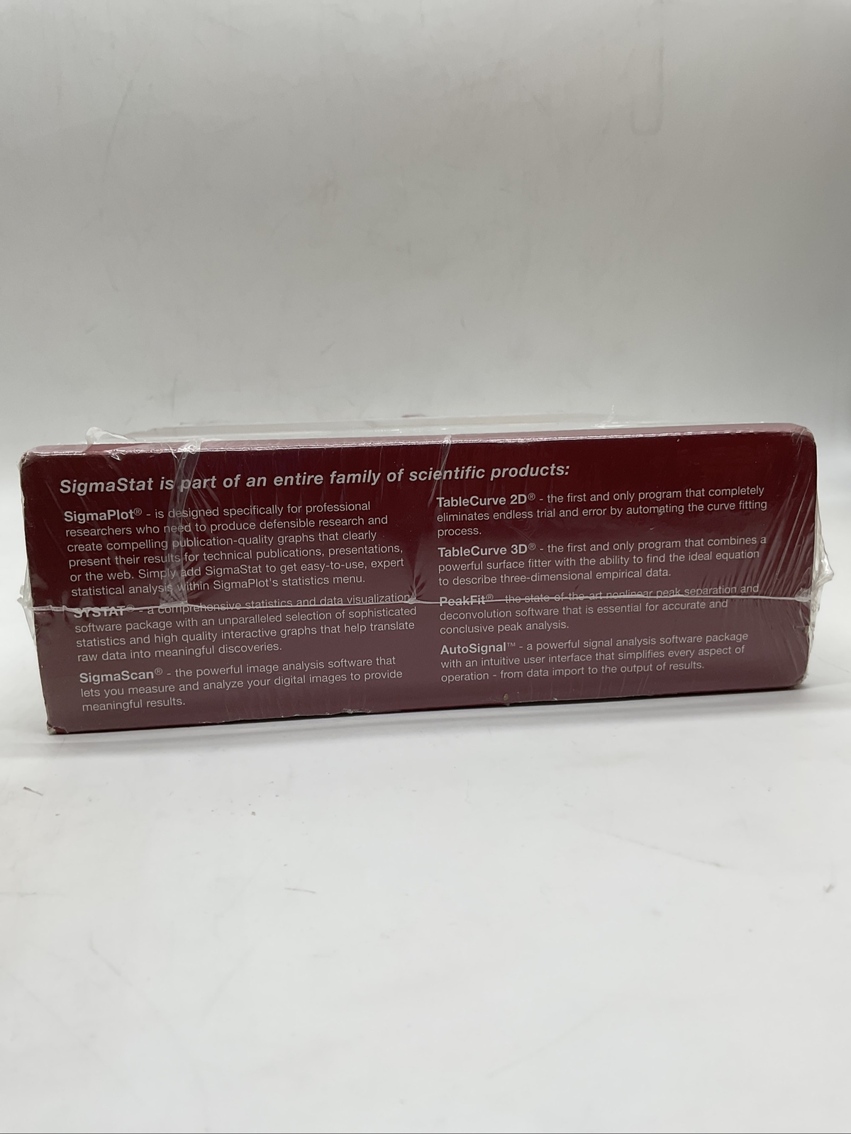 SYSTAT Sigmastat 3.5 Advisory Statistics for Microsoft Windows XP