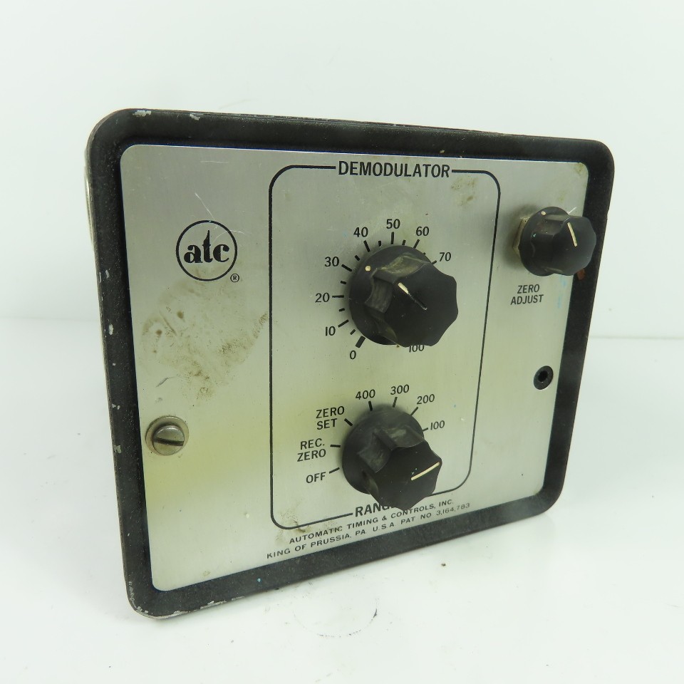 ATC Automatic Timing & Controls Demodulator Unit 0-100 0-400 Range