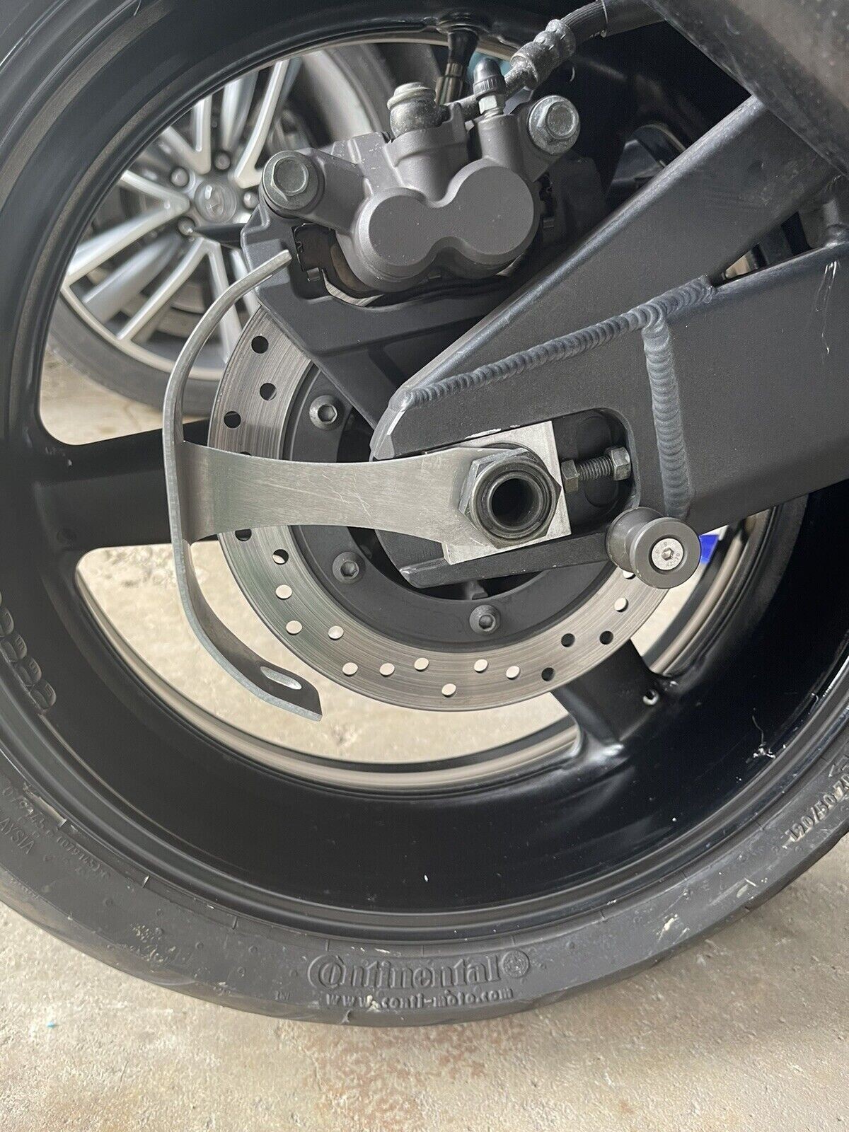 Rolled License Plate Relocation Bracket for Sport Bikes HONDA KAWASAKI YAMAHA