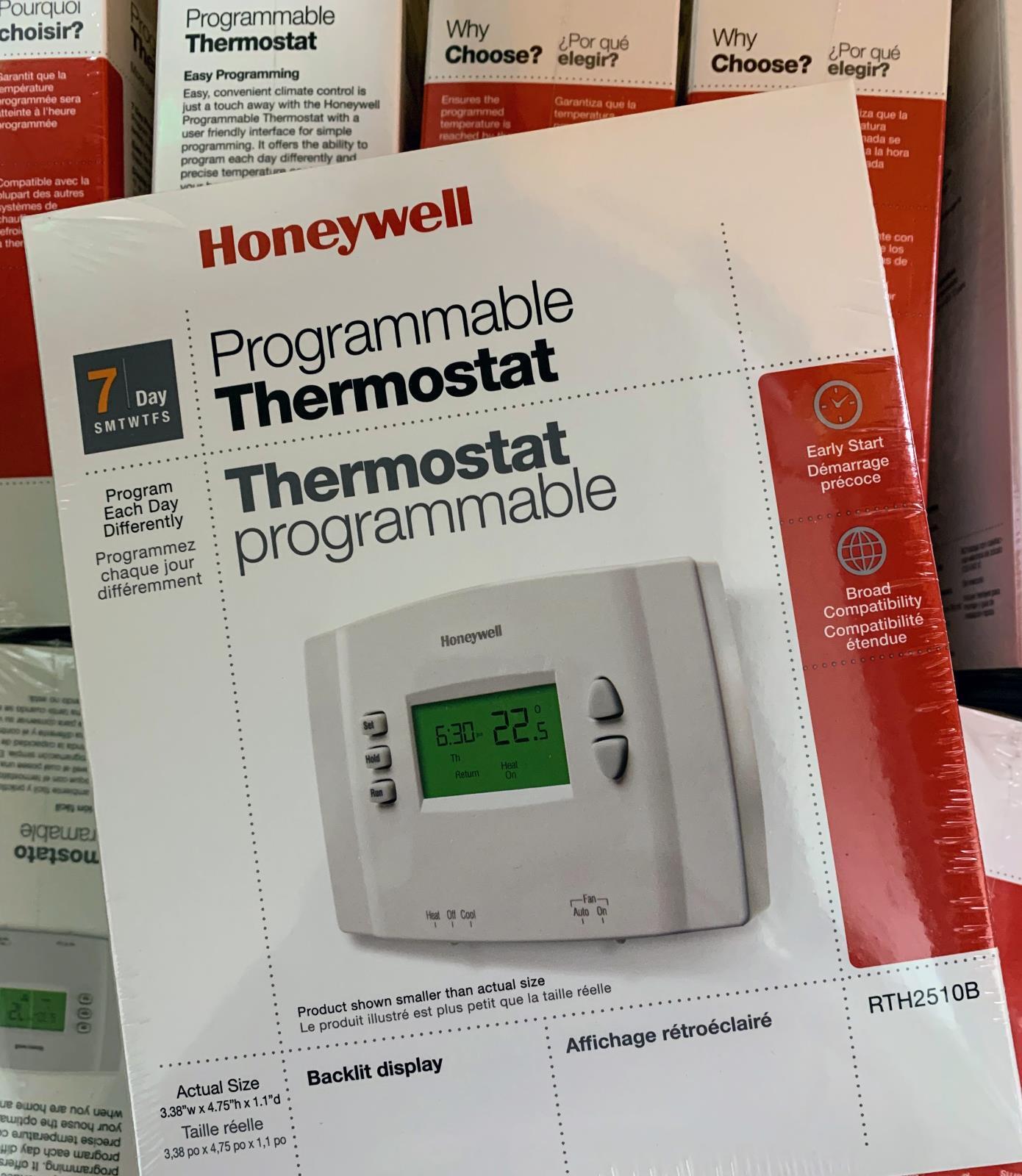Lot 10 Honeywell RTH2510B Digital 7-Day Programmable Thermostat RTH2510B1026 !!!