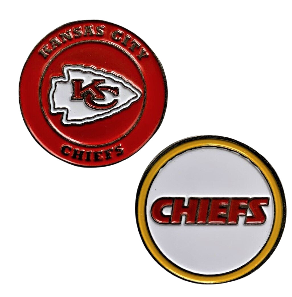 Kansas City Chiefs Golf Ball Marker  New