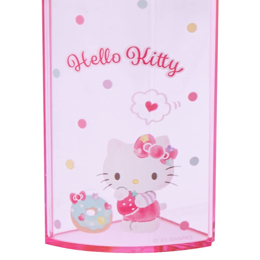 213110 Pink Plastic Hello Kitty Kitty Pen Stand 360 Degree Rotating Pen Stand...