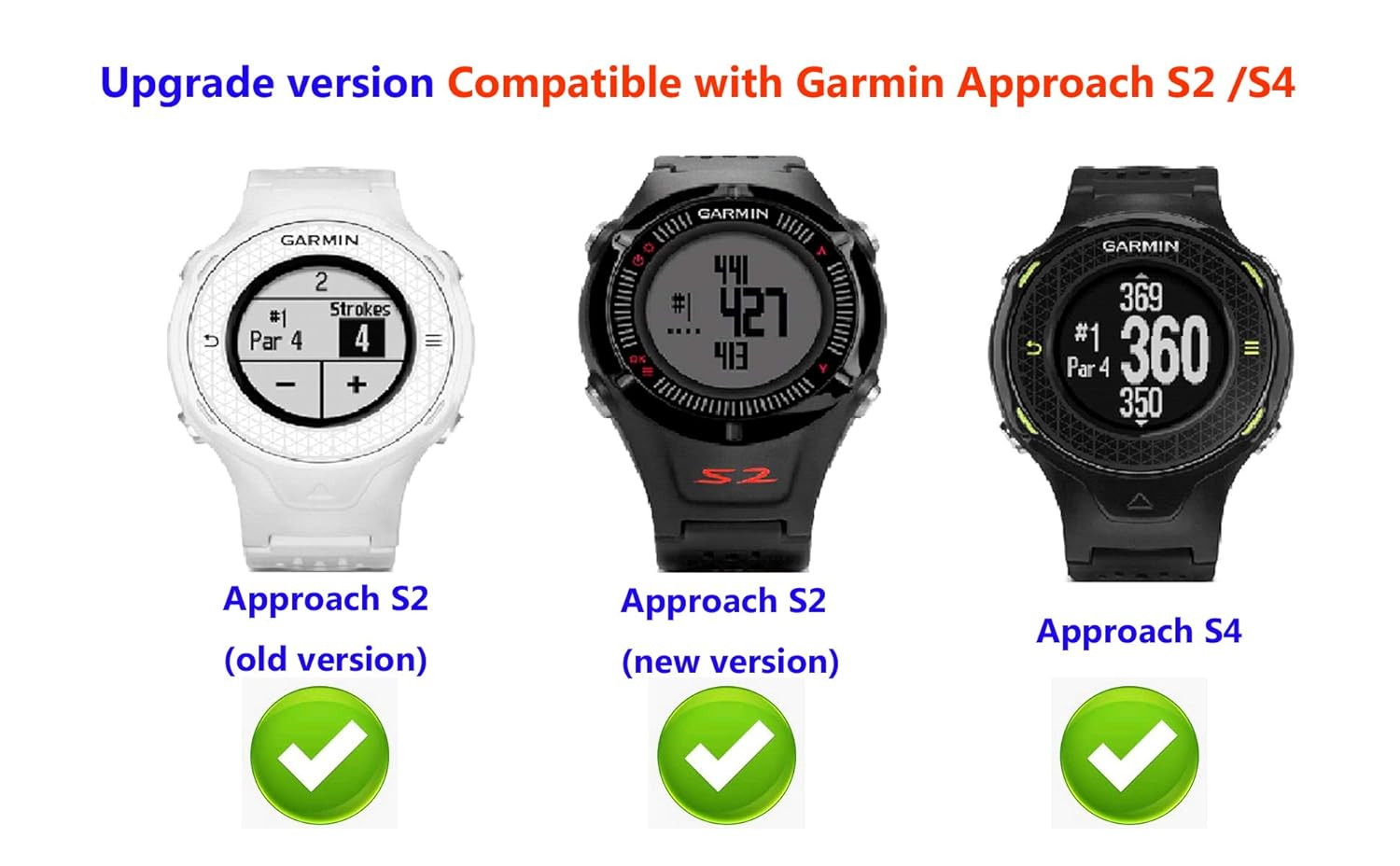 Garmin Approach S2 & S4 Charging Cable - 3.93FT/120CM Sync Clip for Data
