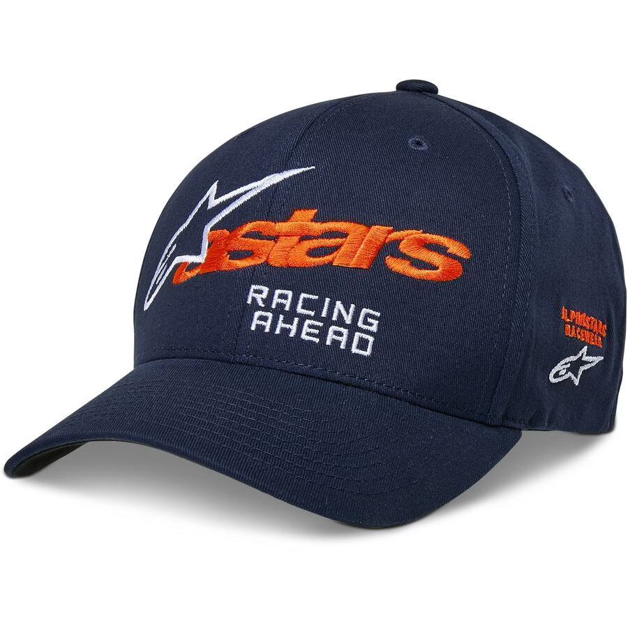 Alpinestars Entitled Hat - Navy/Orange, Small/Medium 1235-81405-7032-S/M
