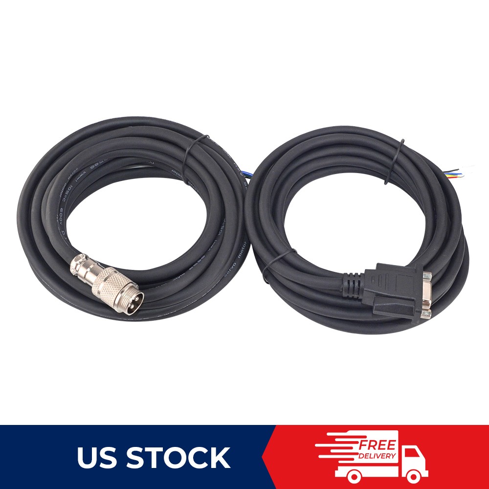 4.7m Long Motor & Encoder Extension Cable Kit for Nema 34 Closed Loop Stepper