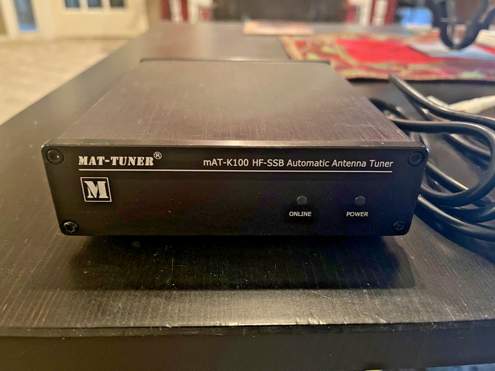 mAT K-100 Antenna Tuner for Icom or Kenwood HF radios. Used.