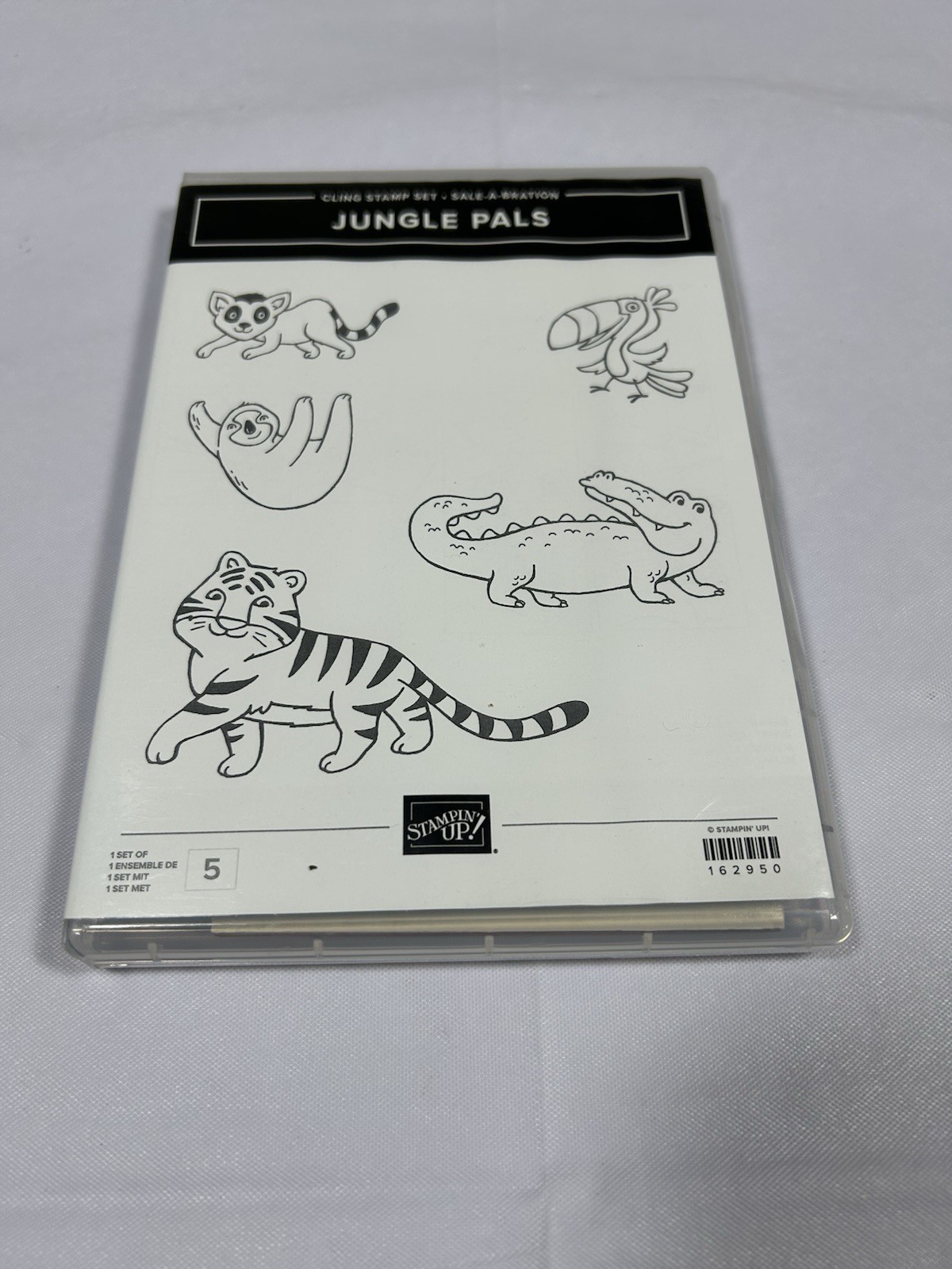 Stampin' Up - "JUNGLE PALS" Cling Stamp Set