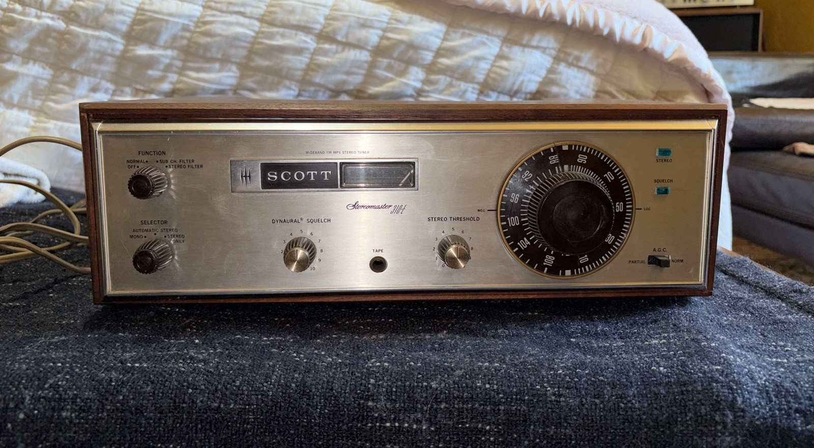 Rare HH Scott 310e Tube Tuner Totl Wood Case Mullard Raytheon FM Stereo MPX DJ