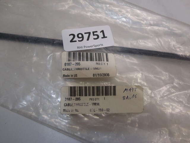 Arctic Cat Throttle Cable - 0187-205 - #29751