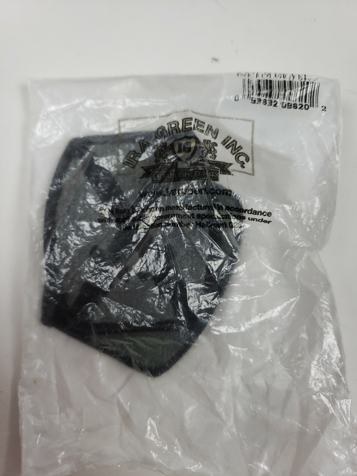 Ira green US Army 10th Green & Black Crossed Swords Hook & Loop Patch
