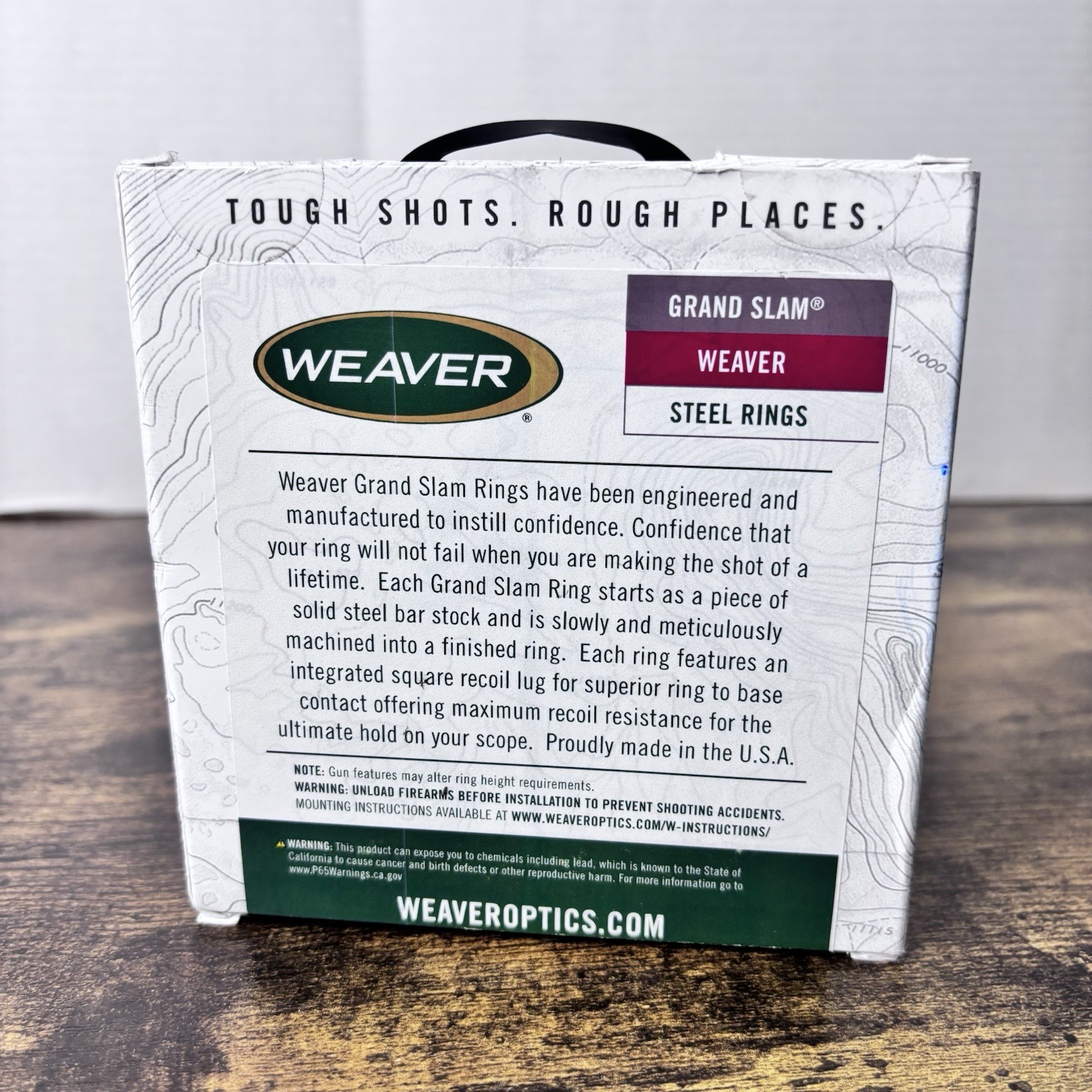 Weaver Grand Slam Steel Rings Weaver Style 49305 USA