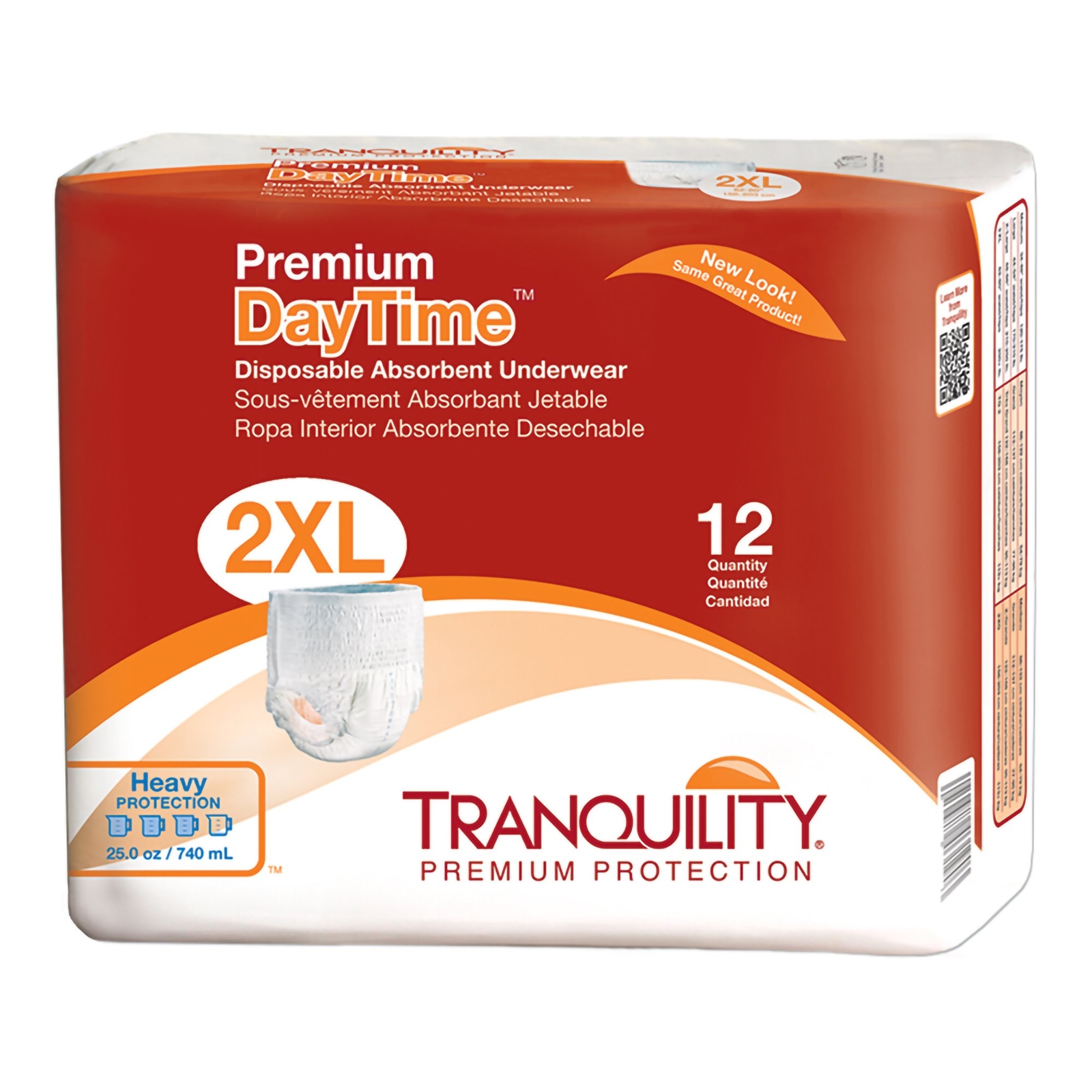 Tranquility Disposable Underwear 2X-Large Heavy 12 Ct