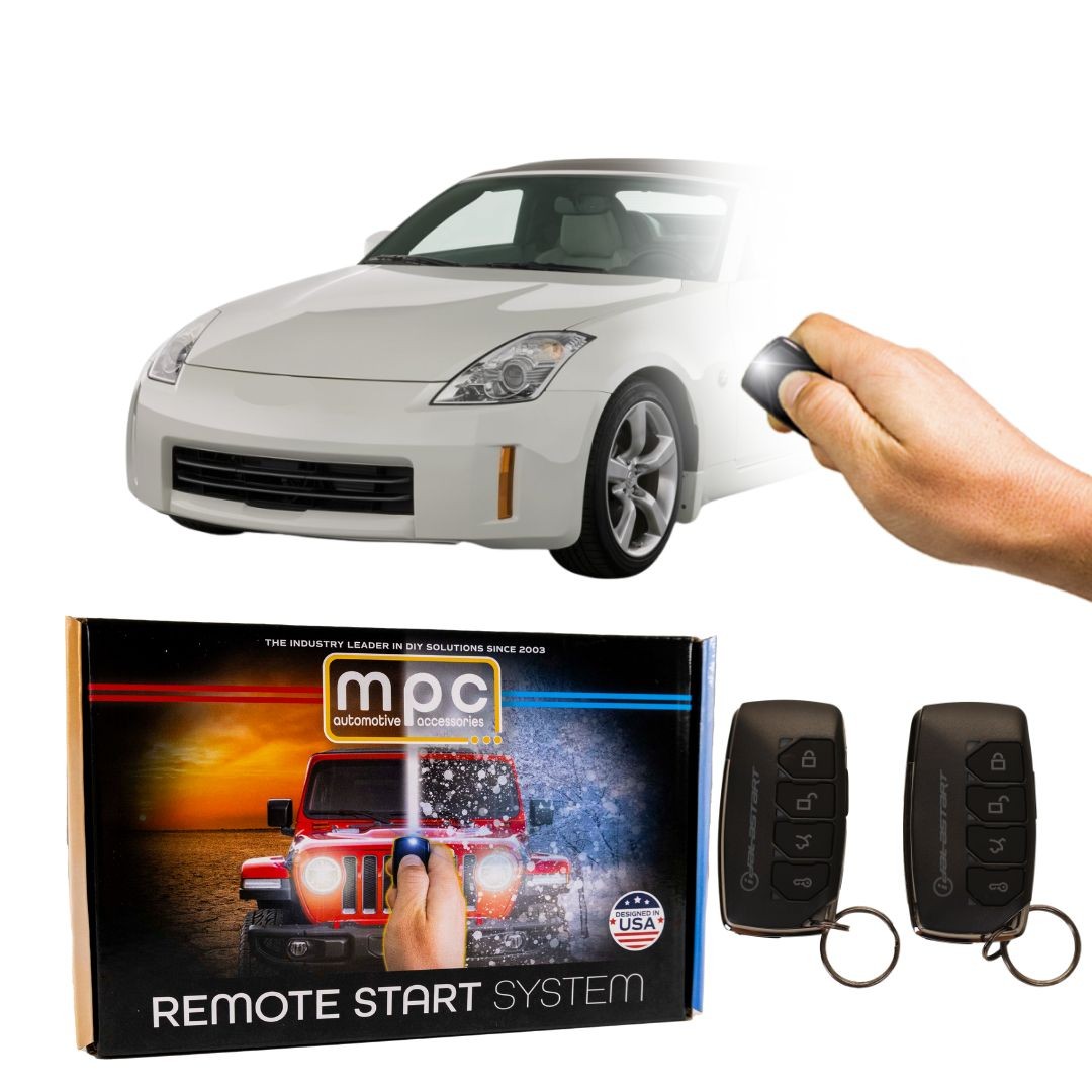 2-Way Remote Start Kit With Keyless Entry For 2005-2008 Nissan 350Z T-Harness