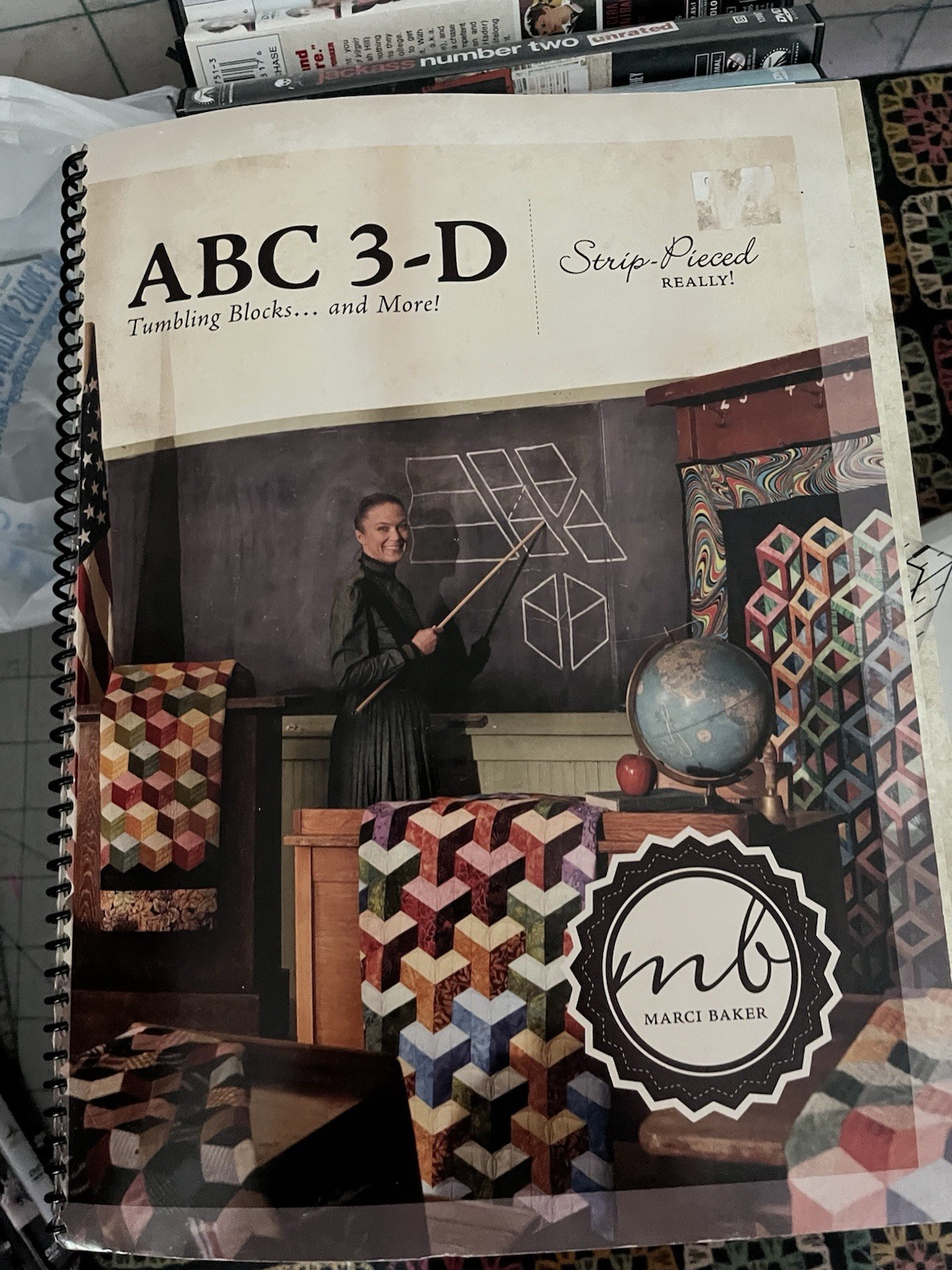 Marci Baker ABC 3-D Tumbling Blocks and More Strip-Pieced Quilting Book